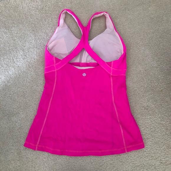 🍋HP🍋Lululemon pink fast track tank - Picture 9 of 14